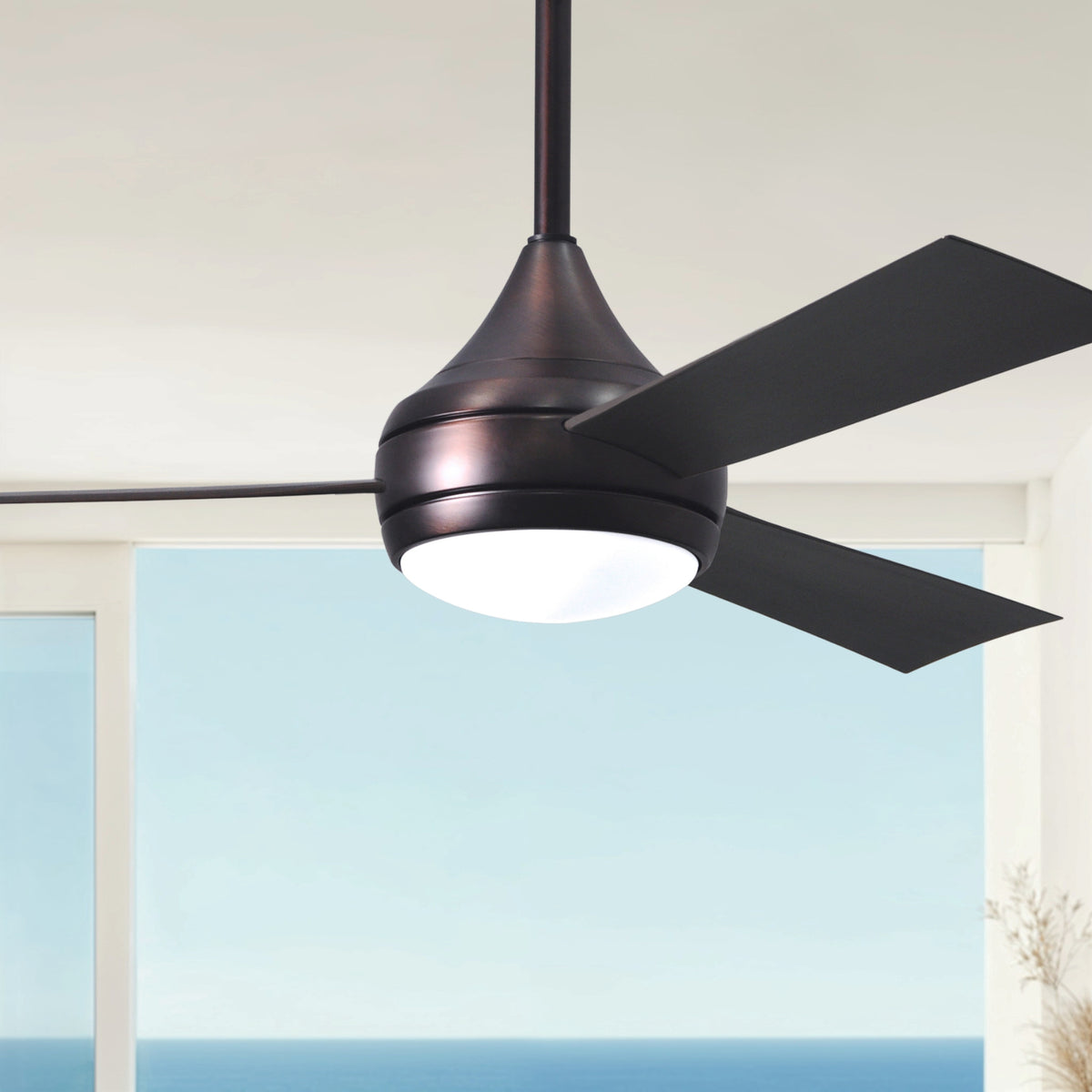 52-Inch Donaire 3-Blade Ceiling Fan with LED Light