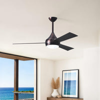 52-Inch Donaire 3-Blade Ceiling Fan with LED Light