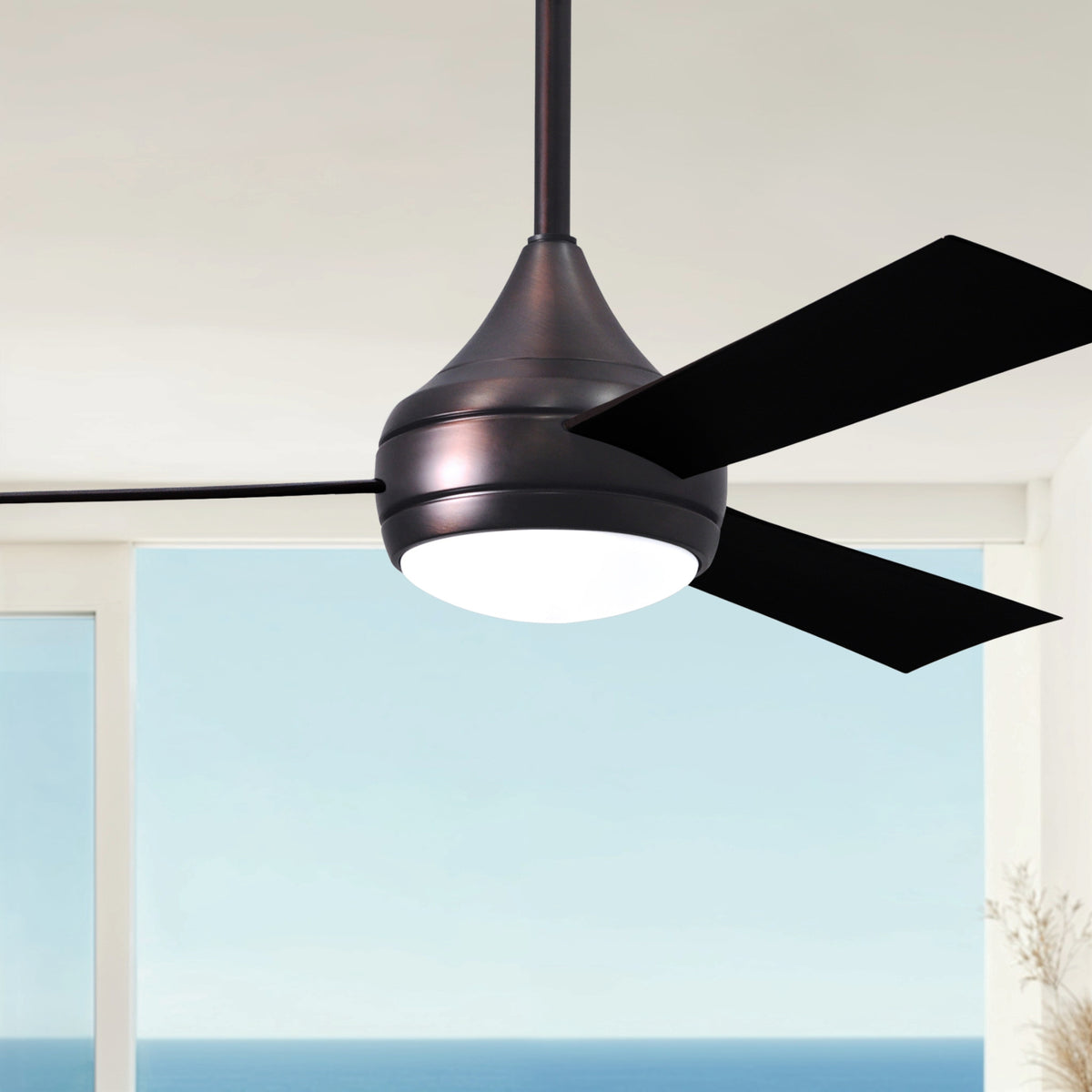52-Inch Donaire 3-Blade Ceiling Fan with LED Light