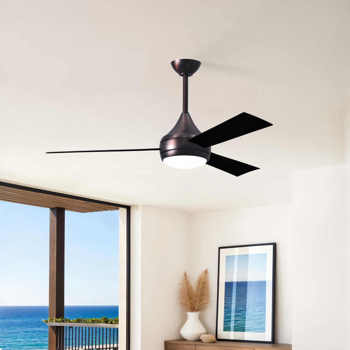 52-Inch Donaire 3-Blade Ceiling Fan with LED Light