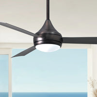52-Inch Donaire 3-Blade Ceiling Fan with LED Light