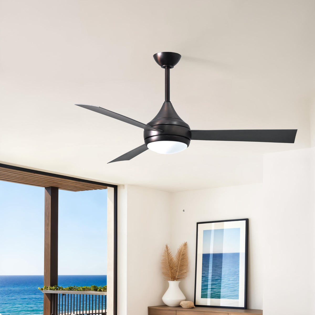 52-Inch Donaire 3-Blade Ceiling Fan with LED Light