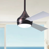 52-Inch Donaire 3-Blade Ceiling Fan with LED Light