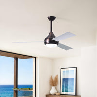 52-Inch Donaire 3-Blade Ceiling Fan with LED Light