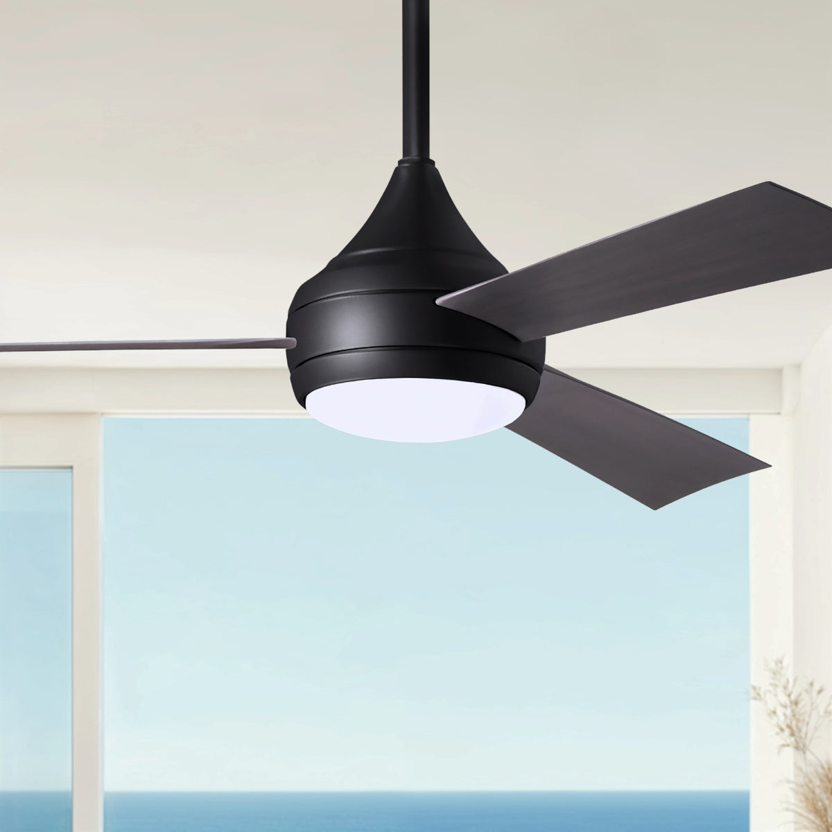 52-Inch Donaire 3-Blade Ceiling Fan with LED Light