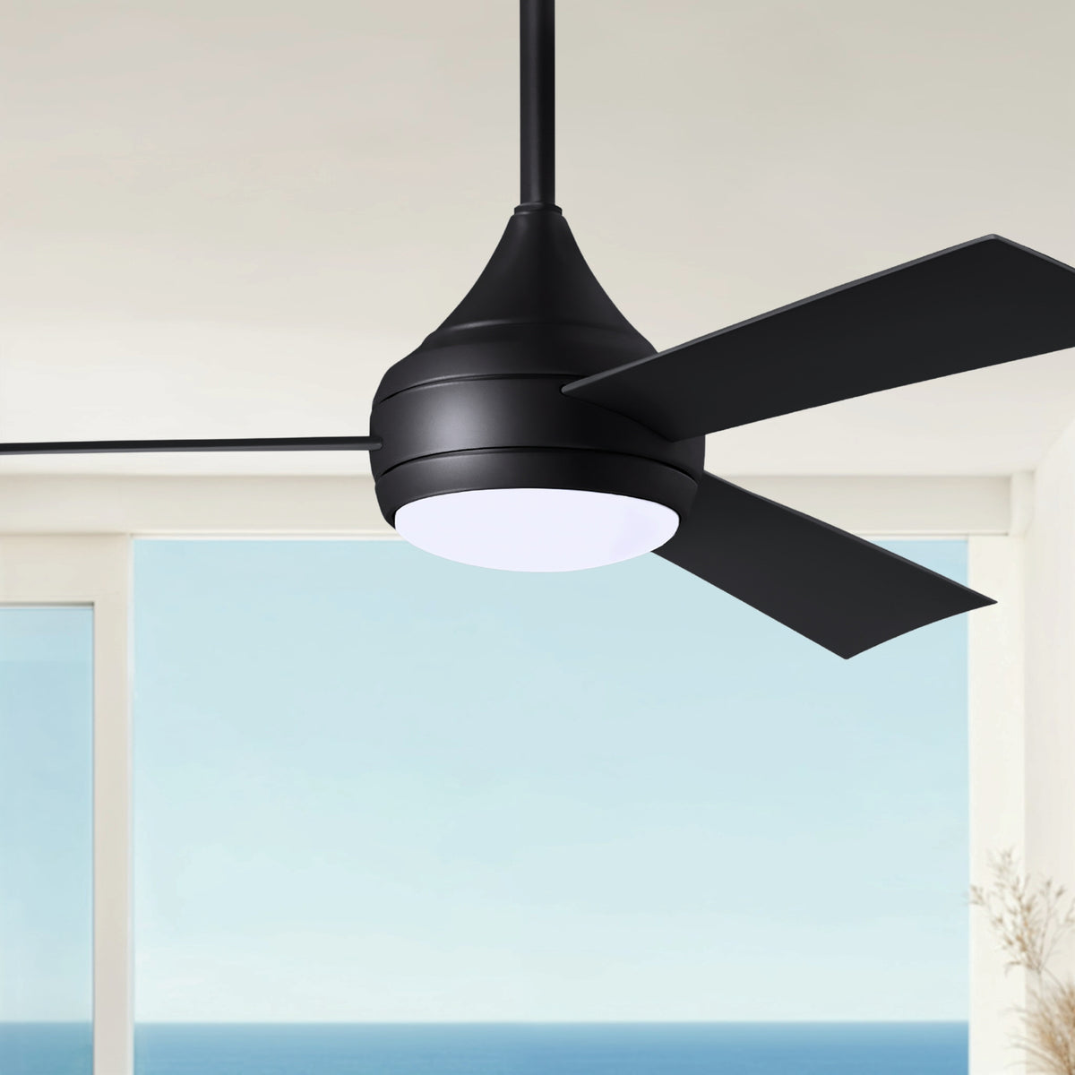 52-Inch Donaire 3-Blade Ceiling Fan with LED Light
