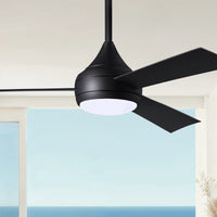 52-Inch Donaire 3-Blade Ceiling Fan with LED Light