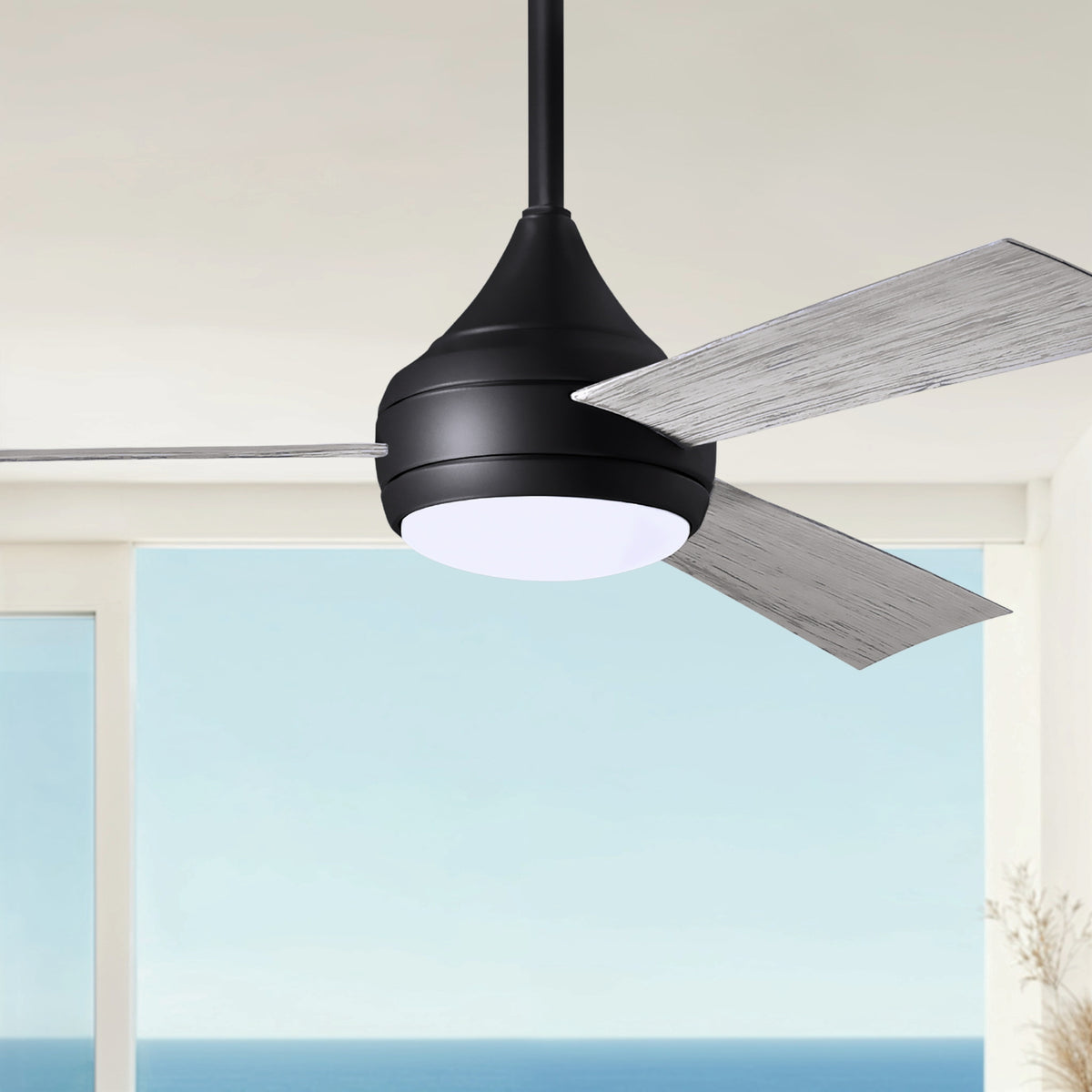 52-Inch Donaire 3-Blade Ceiling Fan with LED Light