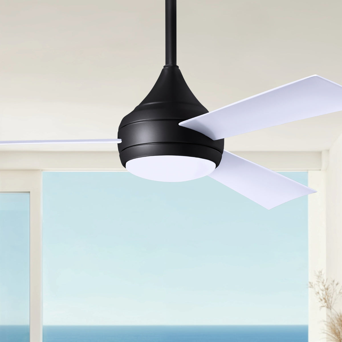 52-Inch Donaire 3-Blade Ceiling Fan with LED Light