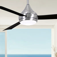 52-Inch Donaire 3-Blade Ceiling Fan with LED Light