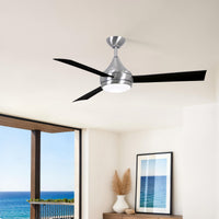 52-Inch Donaire 3-Blade Ceiling Fan with LED Light