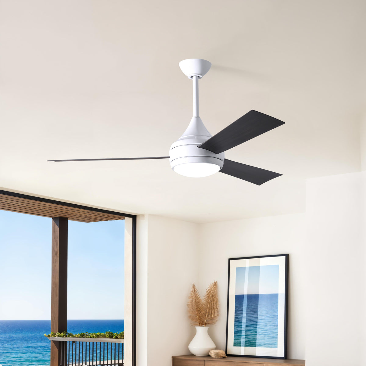 52-Inch Donaire 3-Blade Ceiling Fan with LED Light