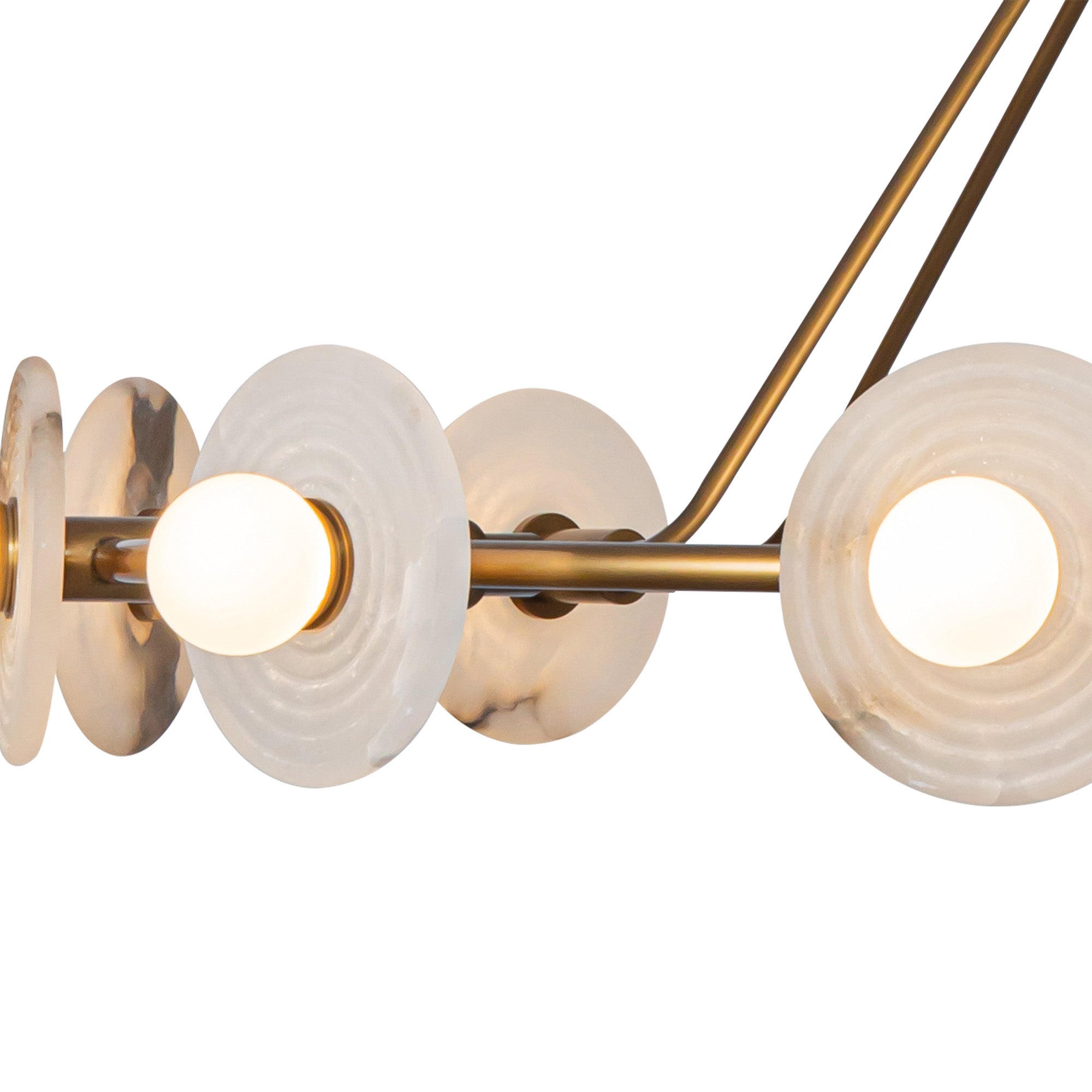 Dahlia 46-in Steel Chandelier