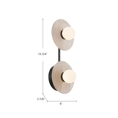 Dahlia 14-in Steel Vanity Light