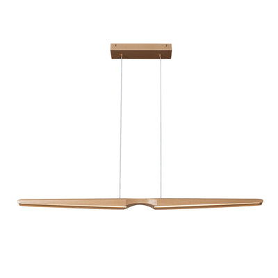Dakota 42-in Steel Linear Pendant