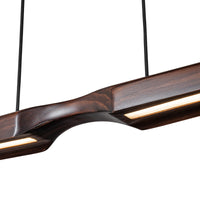 Dakota 42-in Steel Linear Pendant