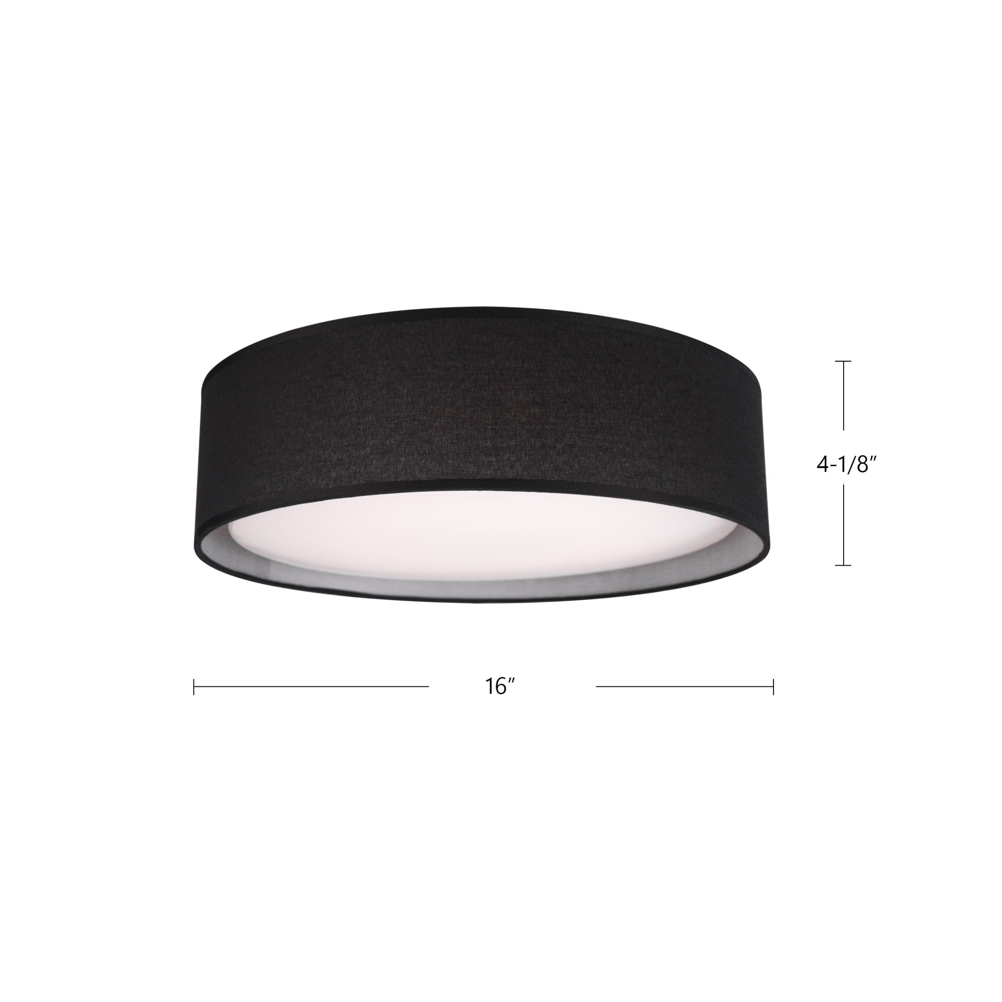 Dalton 16-in Steel Flush Mount