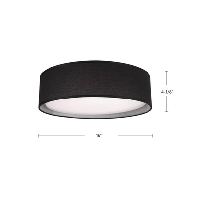 Dalton 16-in Steel Flush Mount