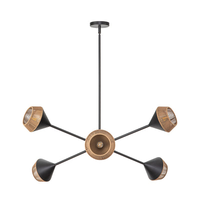 Daphne 38-in Steel Chandelier