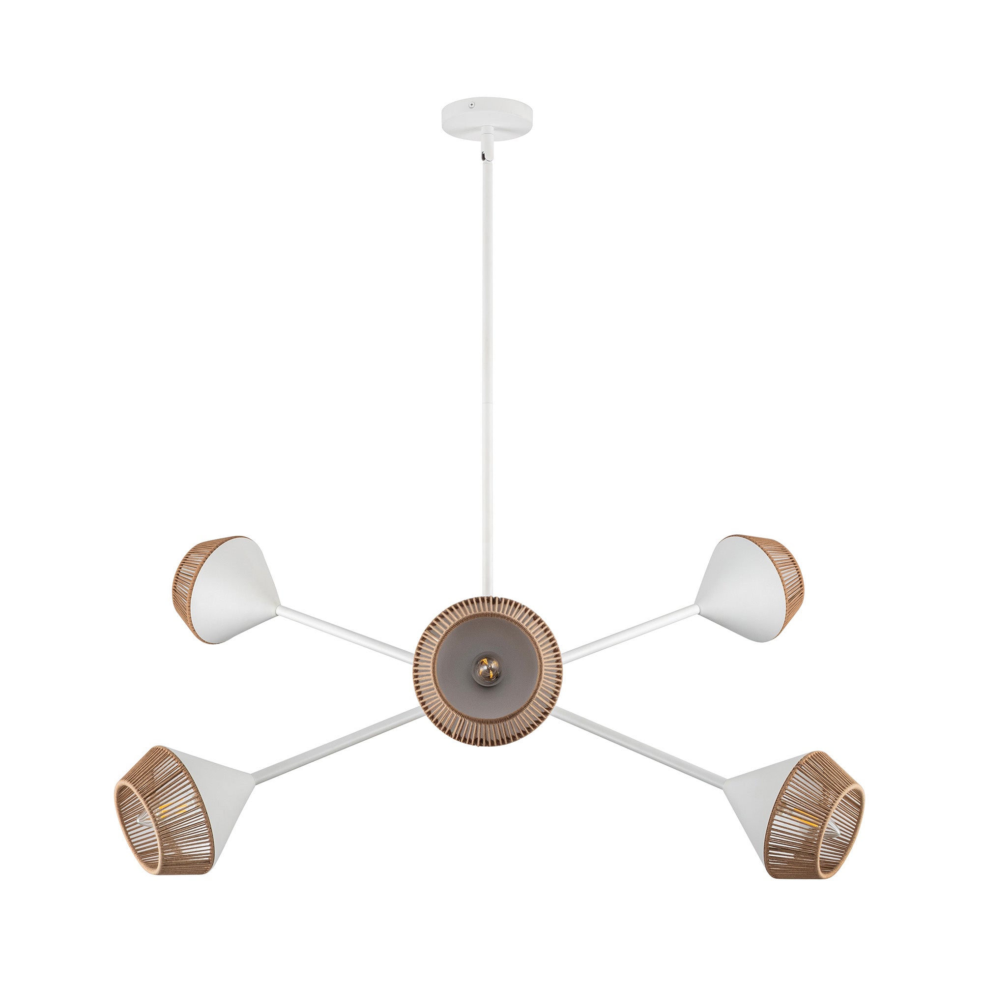 Daphne 38-in Steel Chandelier
