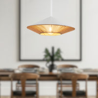 Daphne 15-in Steel Pendant