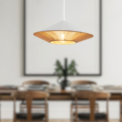 Daphne 15-in Steel Pendant