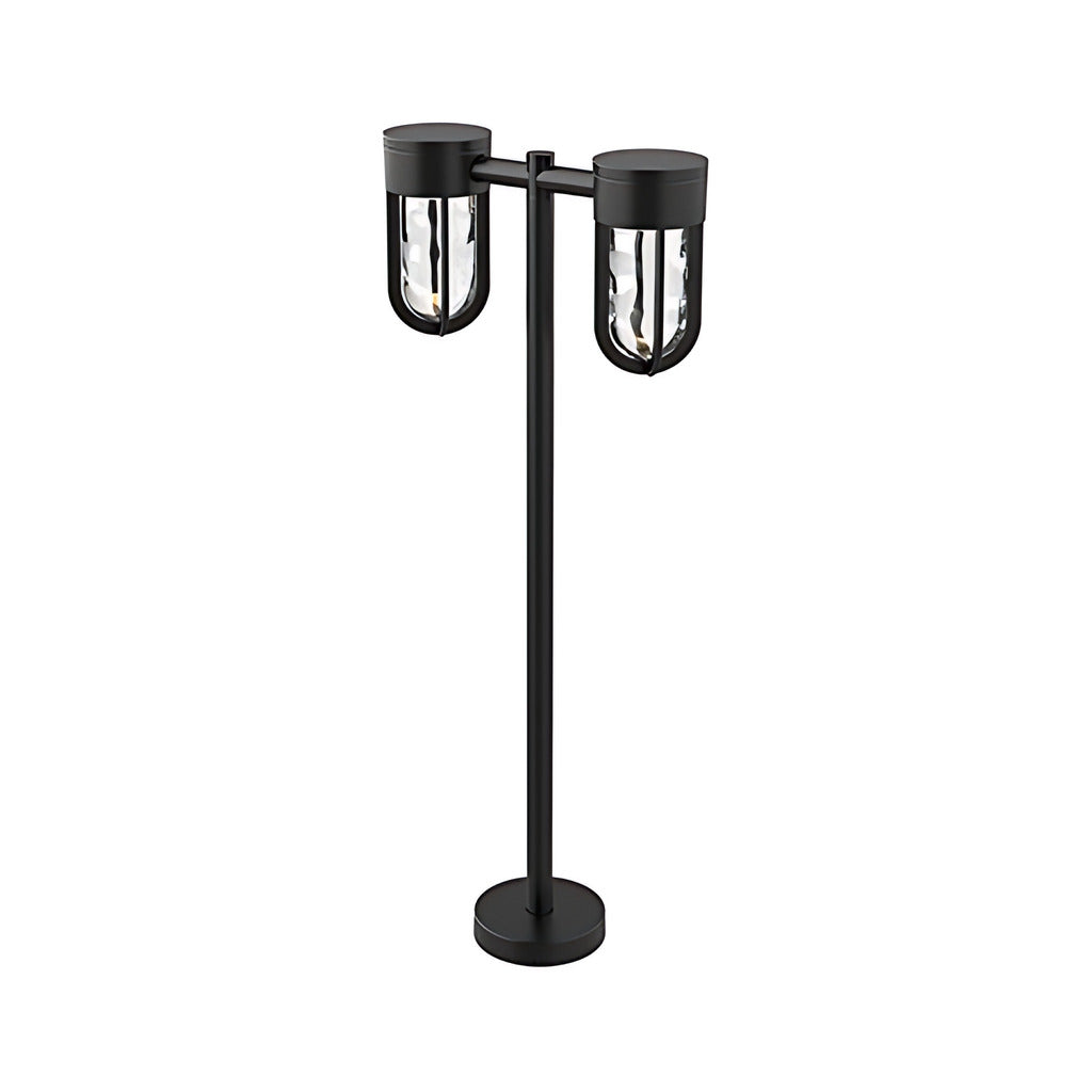 Davy 23-in 2-Head Black Low Voltage Outdoor Path Light