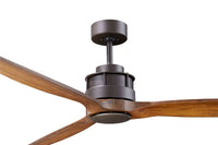 Akmani 60 Inch Bronze Fan with 0 Lights and Remote