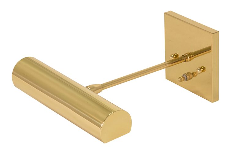 9-inch Classic Contemporary Polished Brass Direct Wire Picture Light