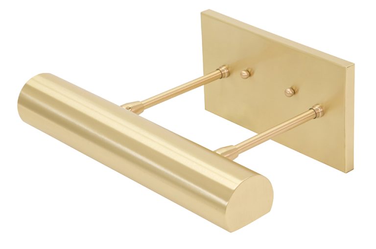 12-inch Classic Contemporary Satin Brass Direct Wire Picture Light