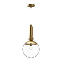 Delilah 10-in Steel Pendant