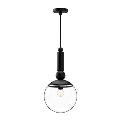 Delilah 10-in Steel Pendant
