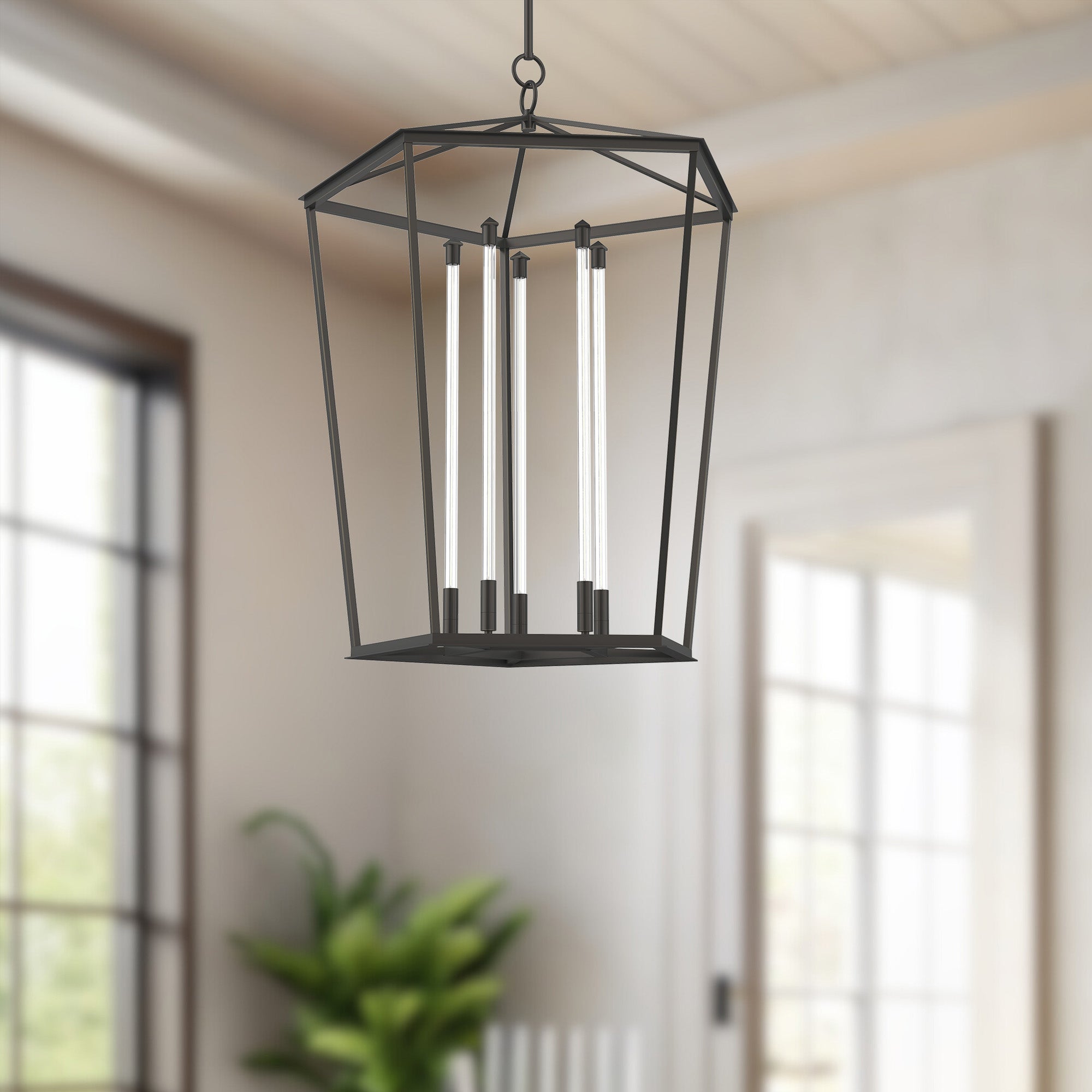 Delphine 29-in Steel Pendant