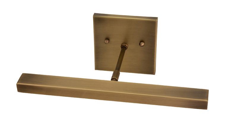 12-inch Horizon Antique Brass Direct Wire Picture Light