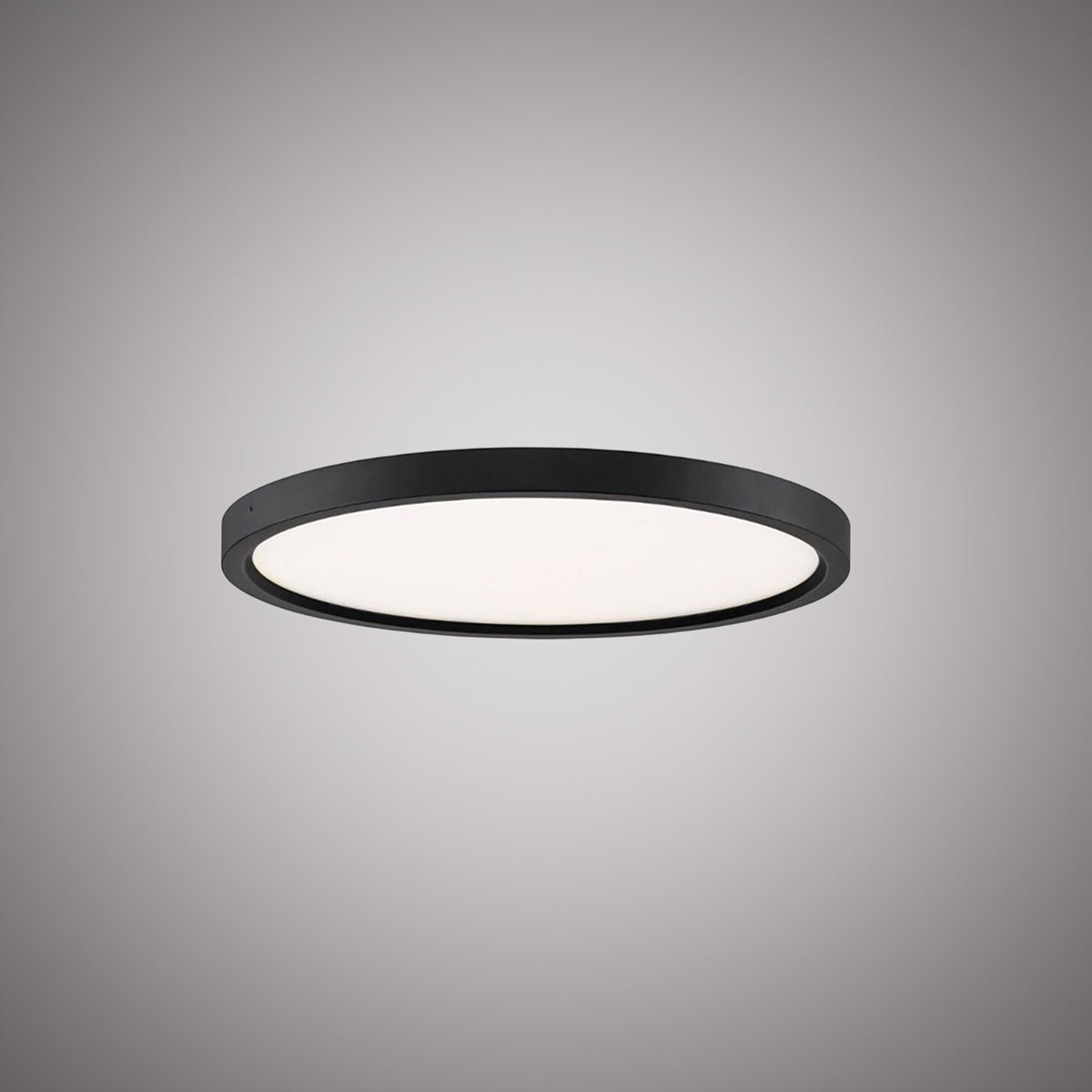 Disc 12-in Black  Dimmable 24W