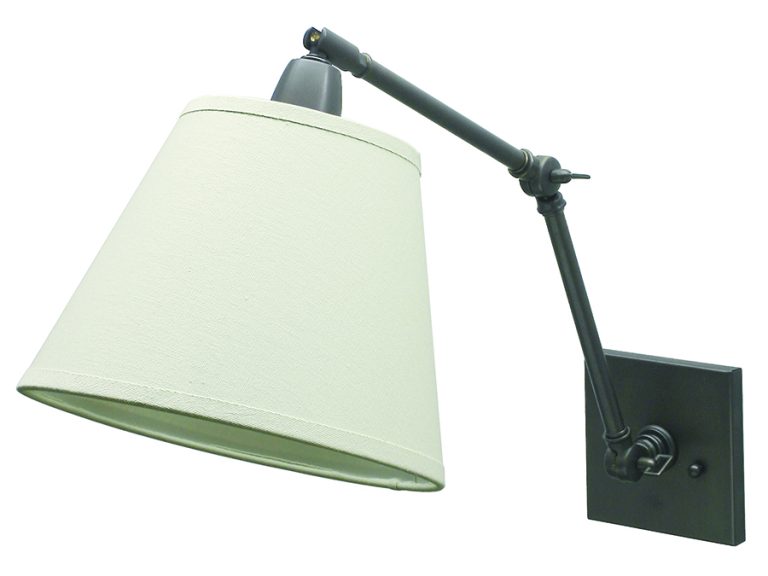 9-inch Library Light Oil Rubbed Bronze Direct Wire Wall Swing Lamp