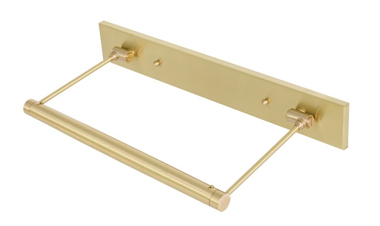 19-inch Mendon Satin Brass Direct Wire Picture Light