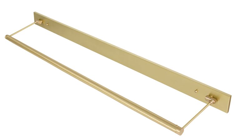 47-inch Mendon Satin Brass Direct Wire Picture Light