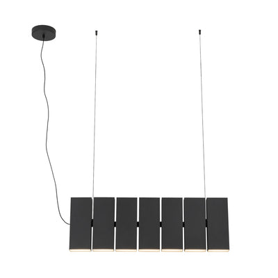 Domino 35-in Up and Down Linear LED Pendant
