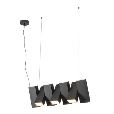Domino 35-in Up and Down Linear LED Pendant
