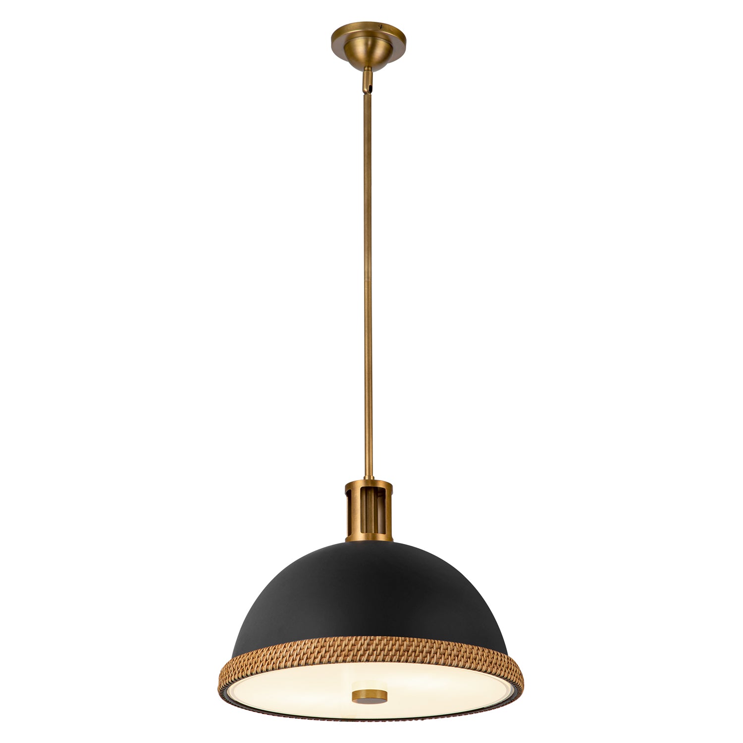 Doral 16-in Steel Pendant