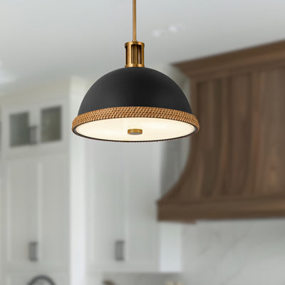 Doral 16-in Steel Pendant