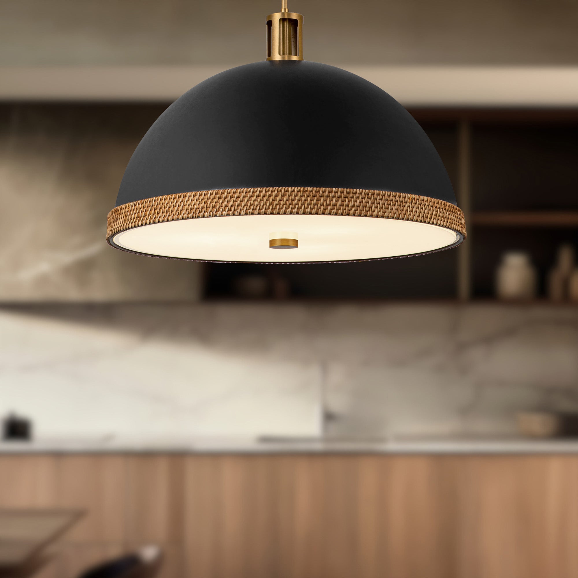 Doral 24-in Steel Pendant