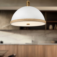 Doral 24-in Steel Pendant