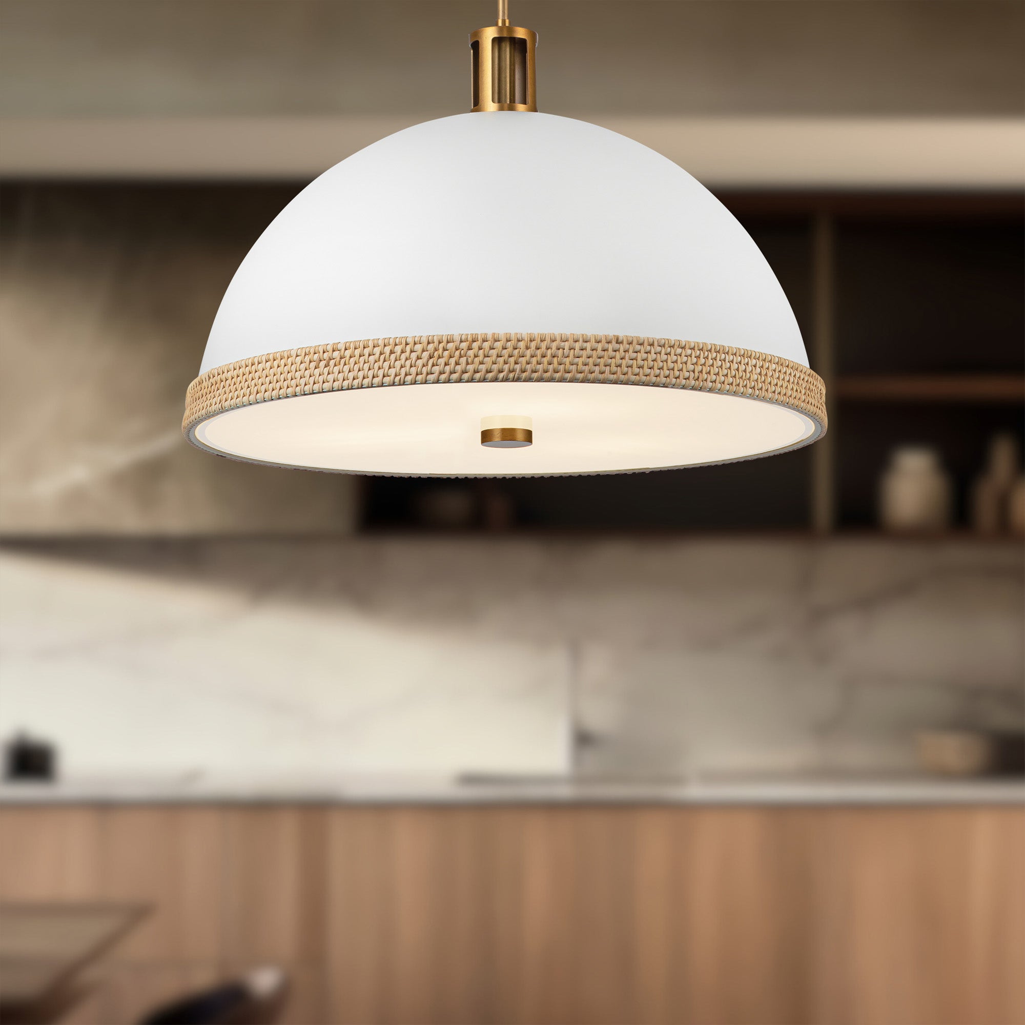 Doral 24-in Steel Pendant