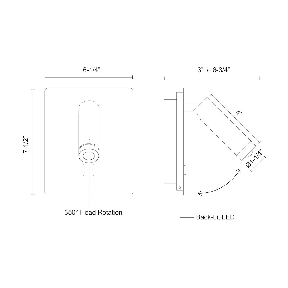 Dorchester 6-in Aluminum Steel Wall Sconce