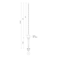 Dorian 24-in Aluminum Outdoor Path Light