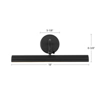 Dottie 18-in Aluminum Steel Acrylic Picture Light