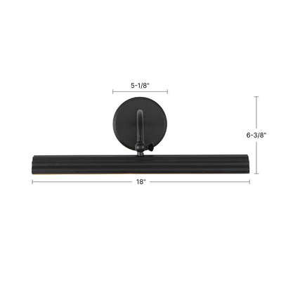 Dottie 18-in Aluminum Steel Acrylic Picture Light