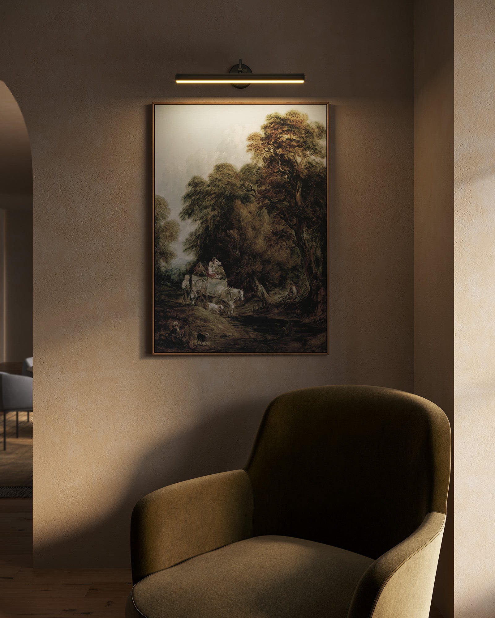 Dottie 24-in Aluminum Steel Acrylic Picture Light